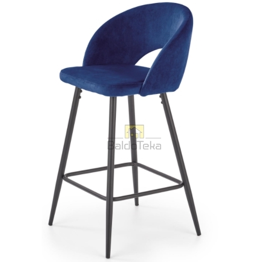 H-96 (mėlyna) hl pusbario kėdė - Pusbario kėdės