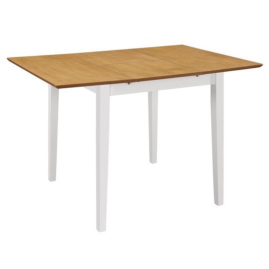 Išskleidžiamas stalas, baltas, (80x120)x80x74 cm, MDF - Stalai