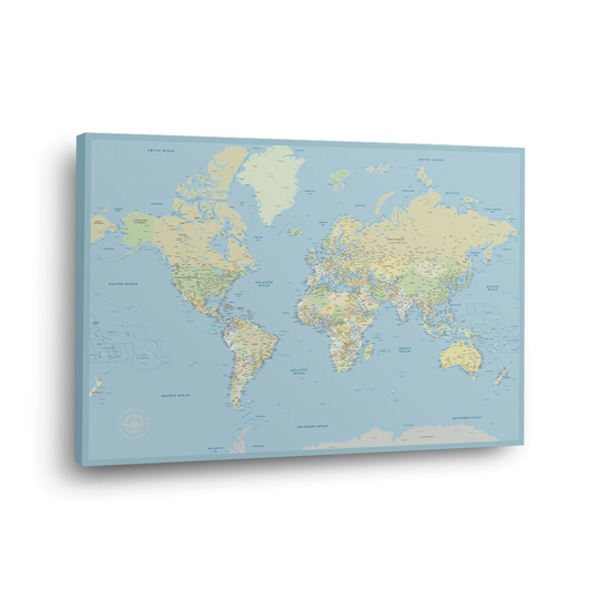 Pasaulio žemėlapis Nr.2 Melsvasis larimaras - Paveikslai