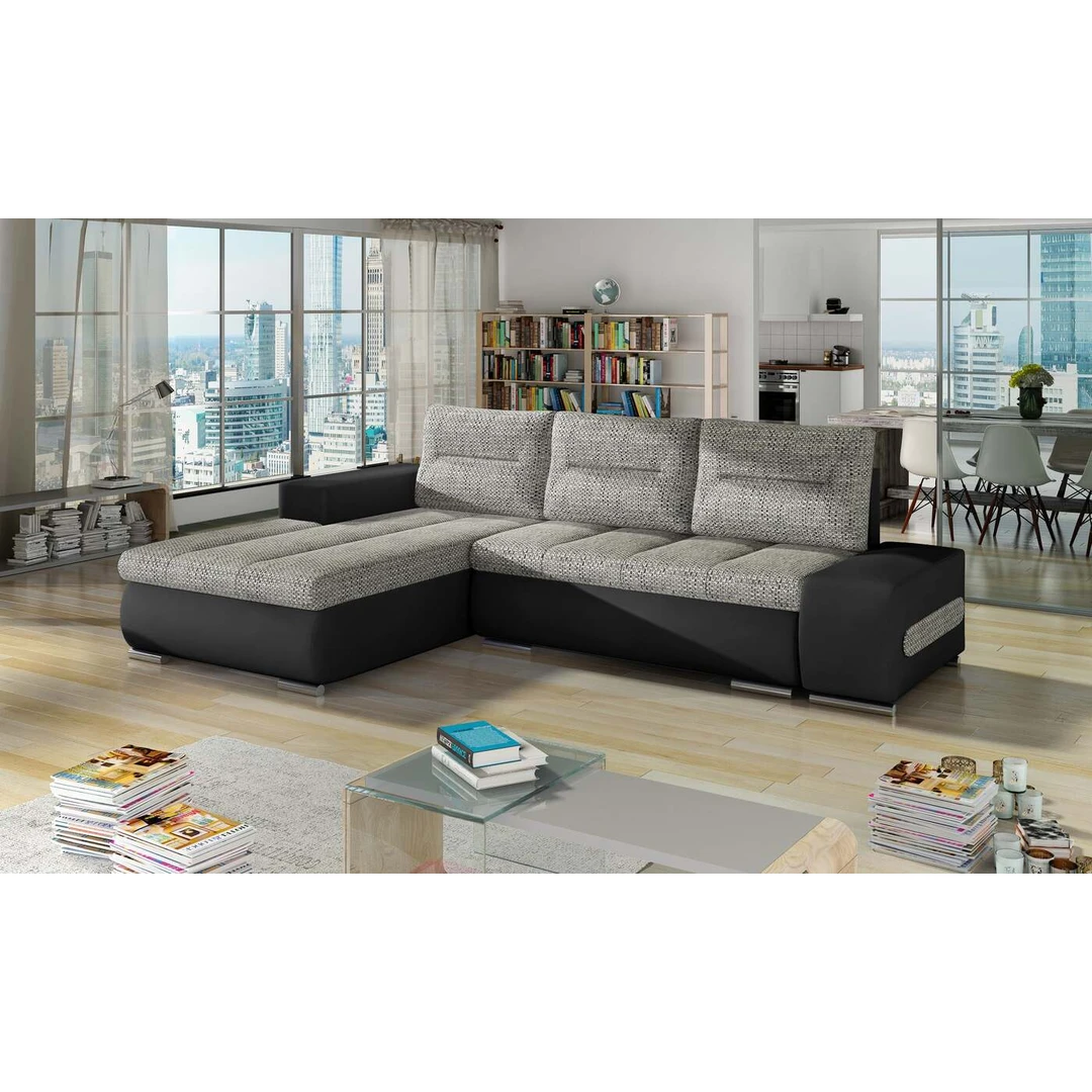 Klasikinė kampinė sofa EL1226 – komfortas ir stilius