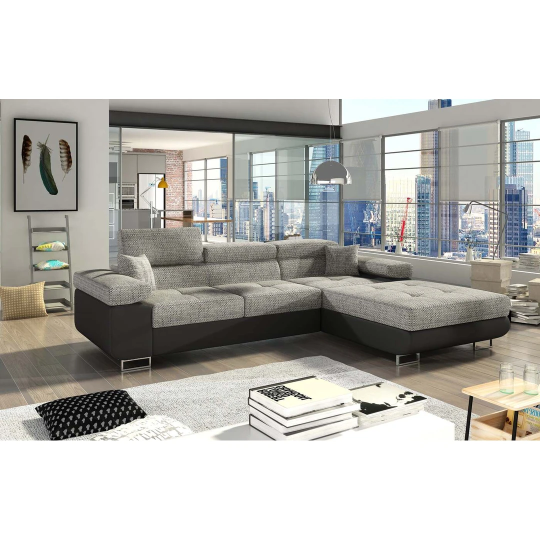 Stilinga ir elegantiška kampinė sofa EL3776