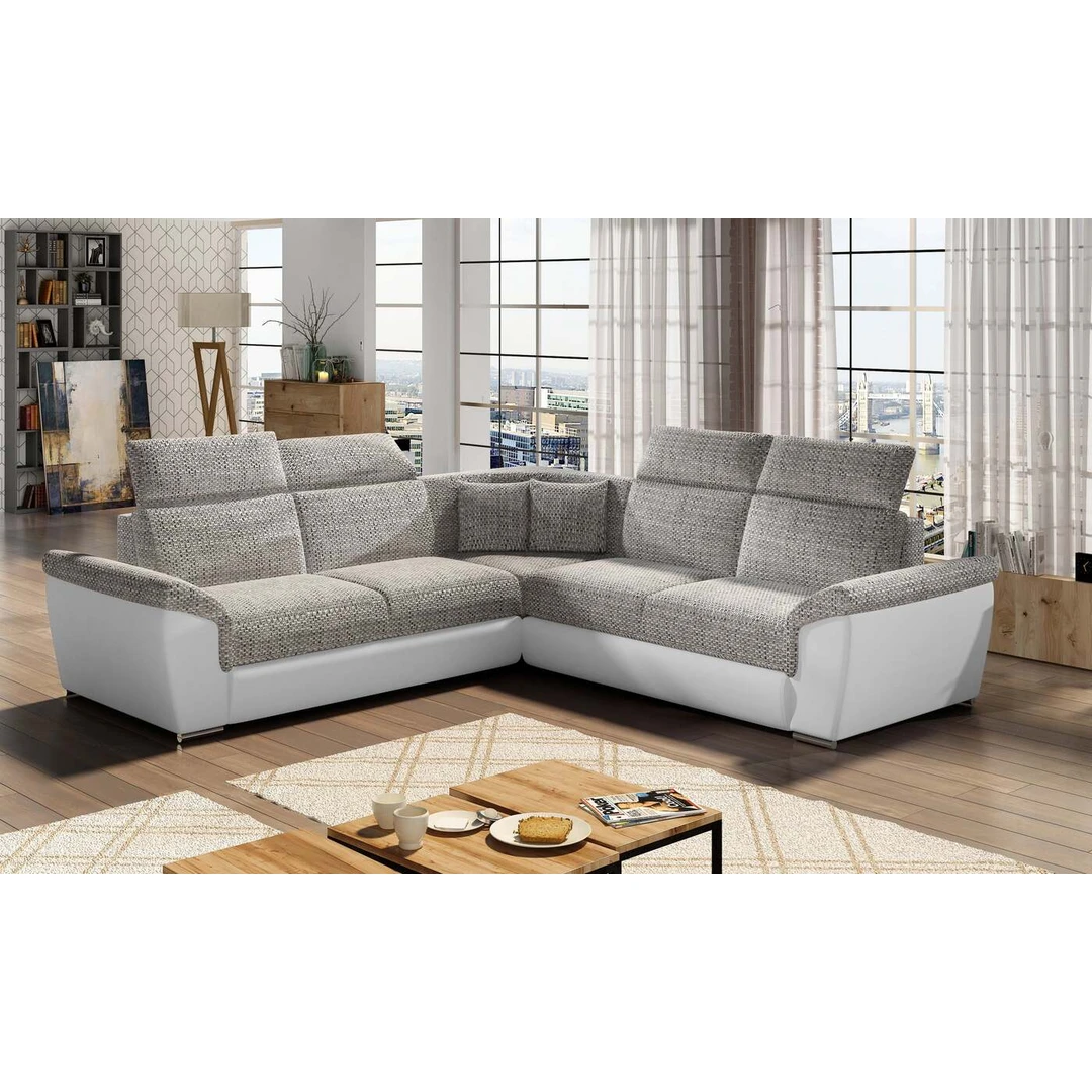 Klasikinė kampinė sofa EL8253 su miegojimo funkcija