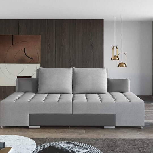 Sofa lova EL1524, šviesiai pilka - Sofos-lovos