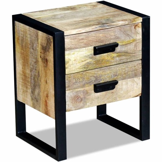 Staliukas su 2 stalčiais (43x33x51 cm) - Naktinės spintelės