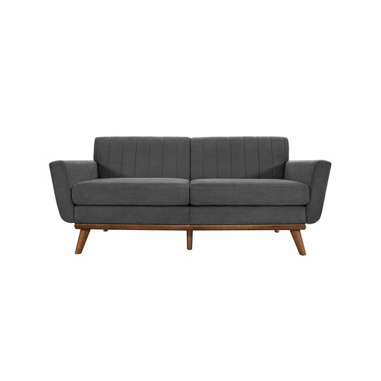 Svetainės sofa pilkos spalvos 191 x 80,5 x 86 cm - Sofos