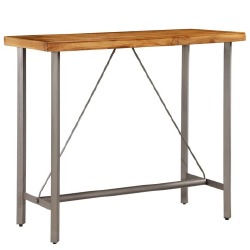 Baro stalas (120x58x106cm, perdirbtas tikmedis) - Stalai
