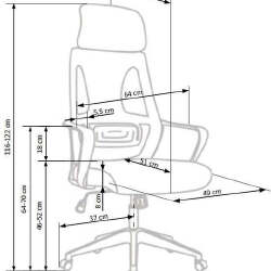 Biuro kėdė HA2334 - Darbo kėdės