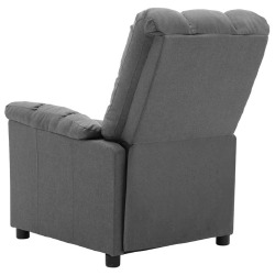 Elektrinis atlošiamas krėslas, šviesiai pilkos spalvos audinio - Foteliai