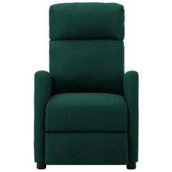 Elektrinis atlošiamas krėslas (tamsiai žalias) - Foteliai