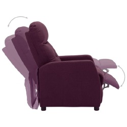 Elektrinis atlošiamas krėslas (violetinis) - Foteliai