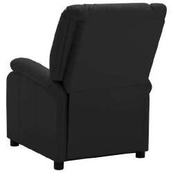 Elektrinis televizoriaus krėslas, juodos spalvos, dirbtinė oda - Foteliai