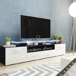 EVORA black TV staliukas - TV spintelės
