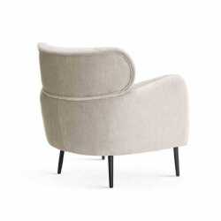 Elegant BUENO Armchair, 84 cm Height, Black Base