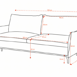 Išskleidžiama sofa su patalynės dėže - Sofos-lovos