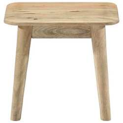 Kavos staliukas, 45x45x40cm, mango medienos masyvas - Žurnaliniai (kavos) staliukai