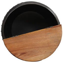 Kavos staliukas, 53x43cm, perdirbtos medienos masyvas - Žurnaliniai (kavos) staliukai