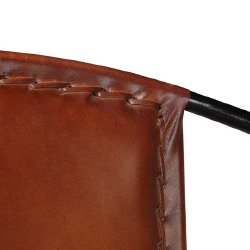Kėdė (ruda, tikra oda) - Foteliai