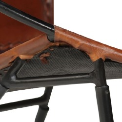 Kėdė (ruda, tikra oda) - Foteliai