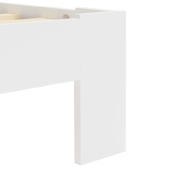 Lovos rėmas, baltos sp., 180x200 cm, pušies medienos masyvas - Lovos