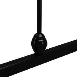 Lovos rėmas, juodos spalvos 140x200cm metalas - Lovos