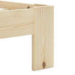 Lovos rėmas, pušies medienos masyvas 120x200 cm - Lovos