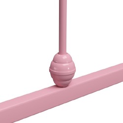 Lovos rėmas, rožinės spalvos 140x200cm, metalas - Lovos