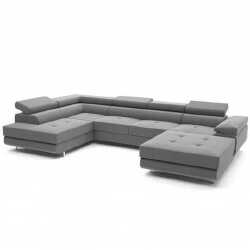 Minkšta kampinė sofa su automatinio atidarymo mechanizmu