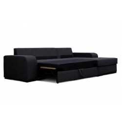 Ergonominė kampinė sofa su mediniu rėmu ir T30 putomis