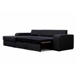 Ergonominė kampinė sofa su mediniu rėmu ir T30 putomis