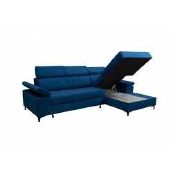 Spacious Corner Sofa with Storage and Sleep Function