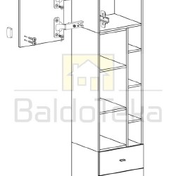 MOBI MO6 L/P mblr lentyna - Lentynos