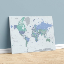 Pasaulio žemėlapis Nr.11 Mėlynas opalas - Paveikslai