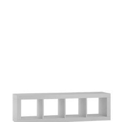 Pastatoma lentyna Kalax 1x4, balta