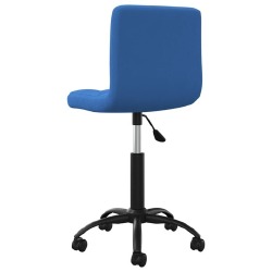 Pasukama valgomojo kėdė, mėlynos spalvos, aksomas (334360) - Kėdės