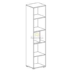 SIGMA SI5 L/P mblr pastatoma lentyna - Lentynos