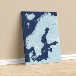Skandinavijos žemėlapis Nr.10 Mėlynas azuritas - Paveikslai
