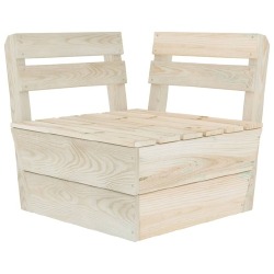 Sodo baldų komplektas iš palečių, 10 dalių, impregnuota eglės mediena - Lauko baldų komplektai