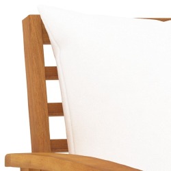 Sodo baldų komplektas su pagalvėmis, 5 dalių, akacijos masyvo - Lauko baldų komplektai