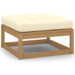 Sodo komplektas su pagalvėlėmis (11 dalių, medaus rudas) - Lauko baldų komplektai