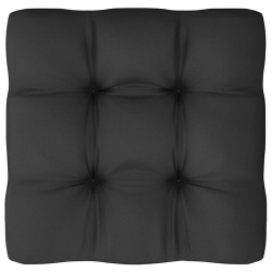 Sodo komplektas su pagalvėmis-10 dalių juodas pušies masyvas - Lauko baldų komplektai