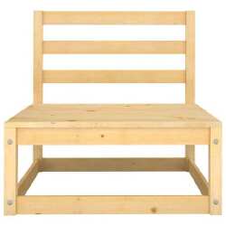 Sodo poilsio baldų komplektas, pušies medienos masyvas, 4 dalys - Lauko baldų komplektai