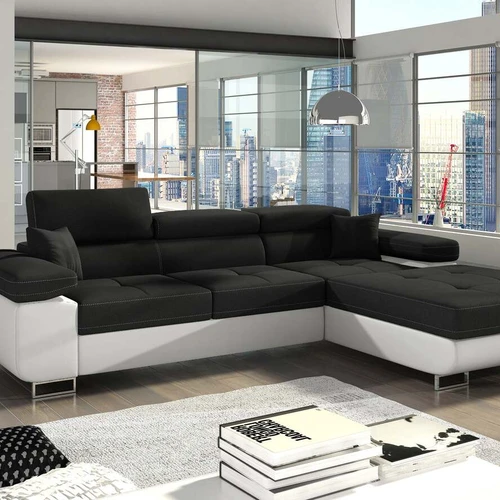 Stilinga ir funkcionali kampinė sofa EL3776