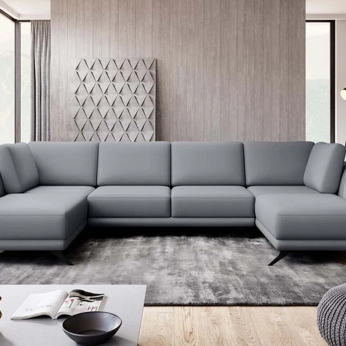 Kampinė sofa EL4405 su erdviu miegamuoju plotu ir patogiomis sėdynėmis