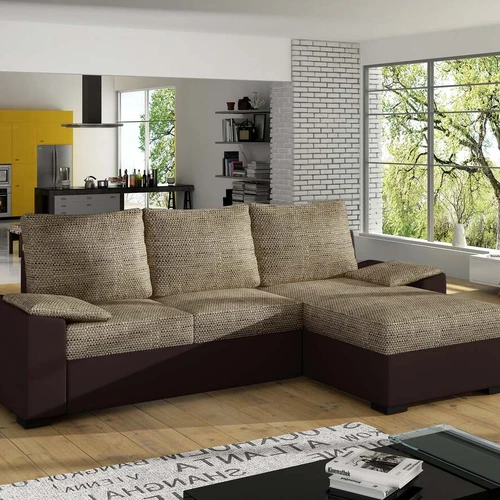 Sofa EL7047 su gofruotomis spyruoklėmis ir T30 putomis