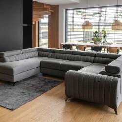 Sofa EL8461 - U formos minkšti kampai