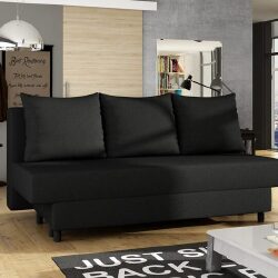 Sofa lova Amaza, juoda