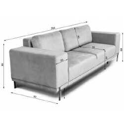 Minkšta miegamoji sofa su 24 mėn. garantija