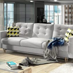 Sofa lova EL1628 3F, pilka