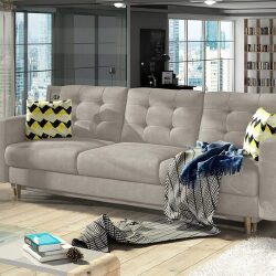 Sofa lova EL1628 3F, rusva