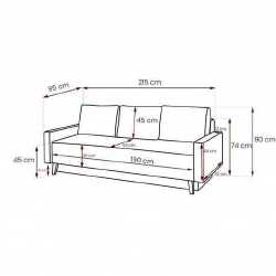 Sofa-lova MEMONE gomez 12 + lobox 03 - Sofos-lovos